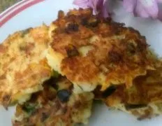 Crab, Prosciutto & Green Onion Potato Cakes