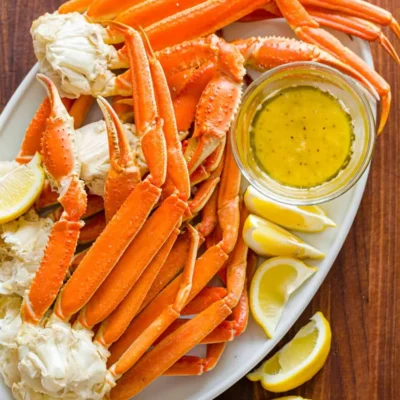 Crabs Garlic Butter Baked Crab Legs