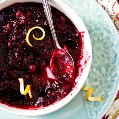 Cranberries And Port Wine Condiment