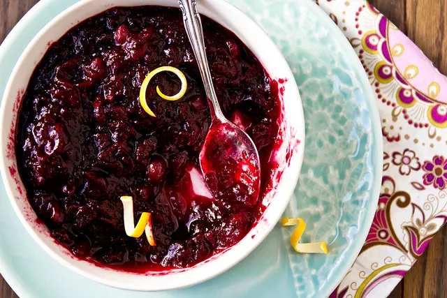 Cranberries And Port Wine Condiment