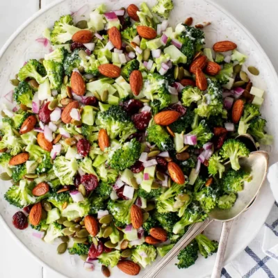 Cranberry And Citrus Broccoli Salad