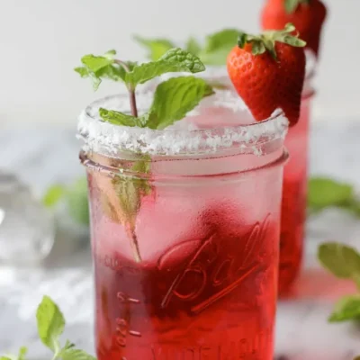 Cranberry And Lime Soda