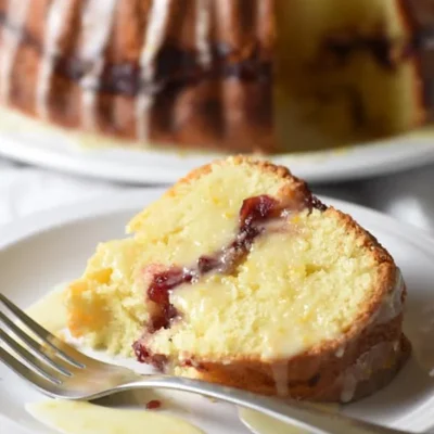 Cranberry And Orange Pound Cake