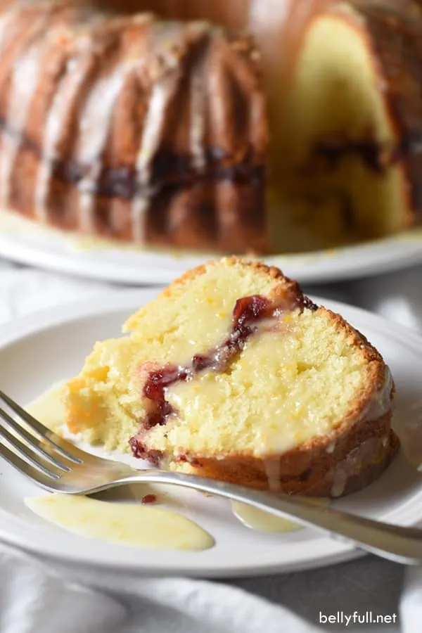 Cranberry And Orange Pound Cake