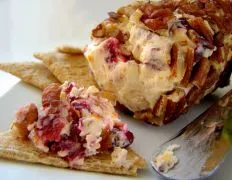 Cranberry And Pecan Cheese Log