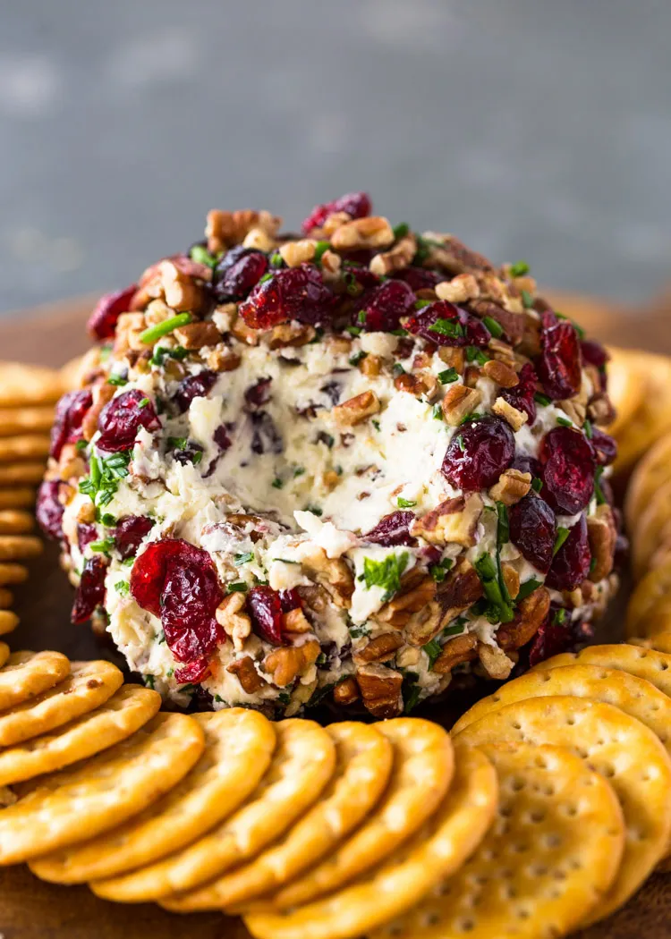 Cranberry And Pecan Cheese Log