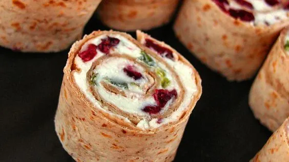 Cranberry Feta Pinwheels