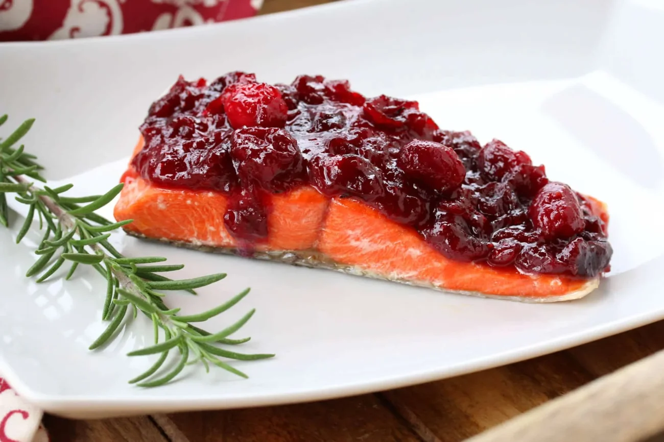 Cranberry Ginger Salmon