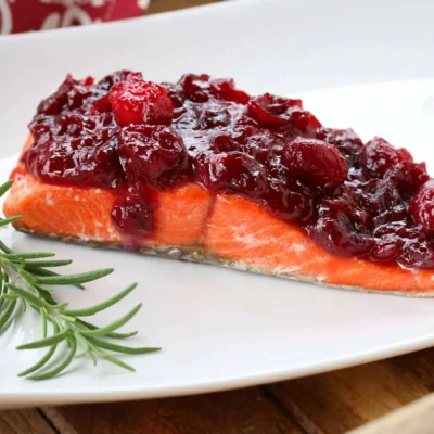 Cranberry Ginger Salmon