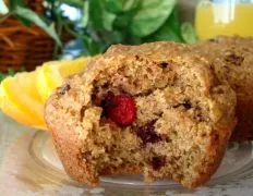 Cranberry Orange Bran Muffins