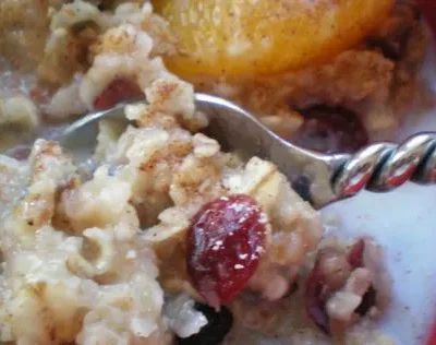 Cranberry Orange Oatmeal