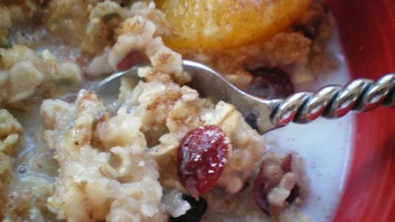 Cranberry Orange Oatmeal