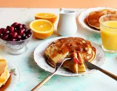 Cranberry Orange Pancakes