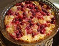 Cranberry Pear Clafouti