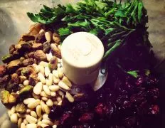 Cranberry Pistachio Pine Nut Pesto