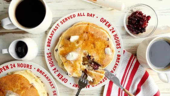 Cranberry Ricotta Pancakes