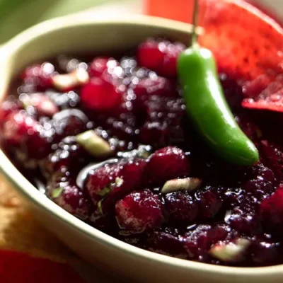 Cranberry Salsa With A Tex-Mex Twist: A Festive Recipe