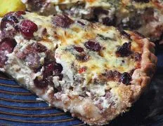 Cranberry Sausage Quiche