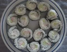 Cream Cheese And Crab Sushi Rolls