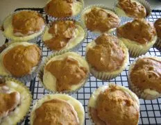 Cream Cheese Filled Carrot Muffins