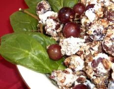 Cream Cheese Grapes With Nuts