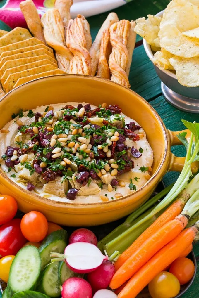 Cream Cheese, Olive, And Nuts Spread