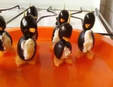 Cream Cheese Penguins