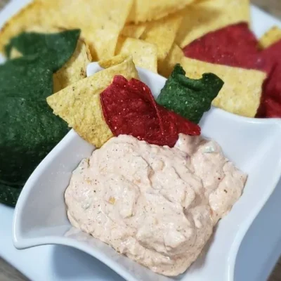 Cream Cheese Salsa Dip W/ Cheddar &Amp; Olives