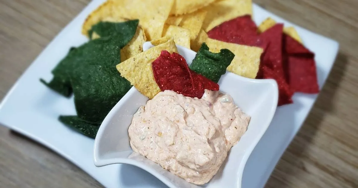 Cream Cheese Salsa Dip W/ Cheddar & Olives