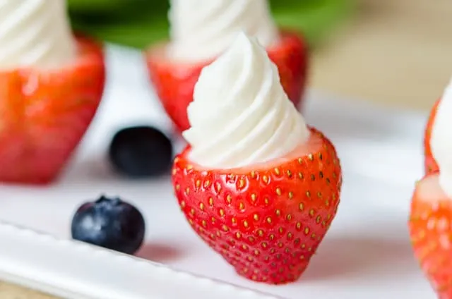 Cream Filled Strawberries