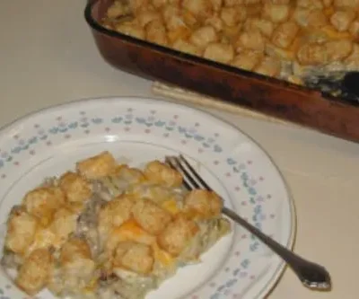 Cream Of Chicken Tater Tot Casseroel