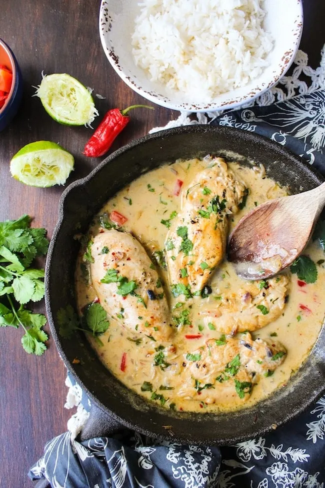 Cream Of Coconut Chicken