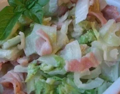 Creamed Cabbage And Bacon