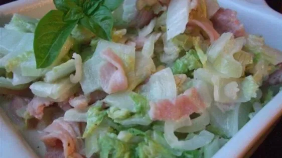 Creamed Cabbage And Bacon