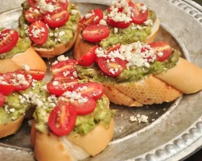 Creamy Avocado And Cherry Tomato Toast