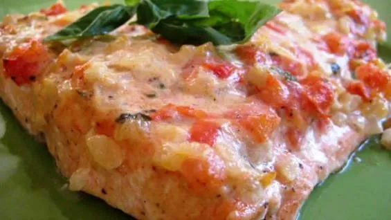 Creamy Baked Salmon