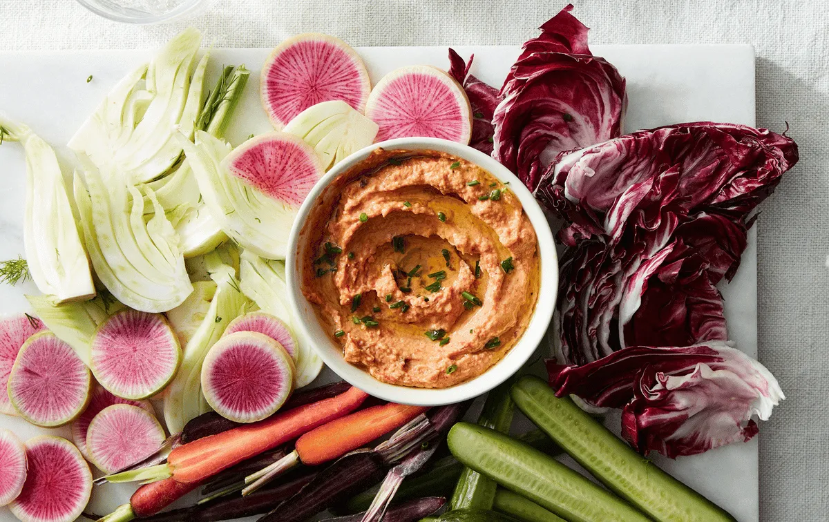 Creamy Baked Veggie Dip