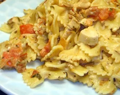 Creamy Basil &Amp; Tomato Pasta