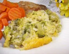 Creamy Broccoli And Rice Casserole With Velveeta Cheese