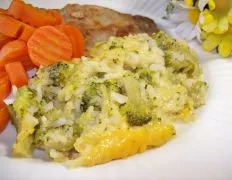 Creamy Broccoli and Rice Casserole with Velveeta Cheese