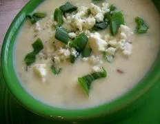 Creamy Celery Soup With Blue Cheese