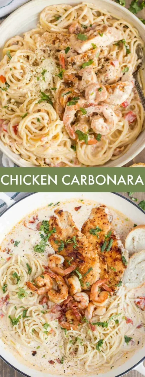 Creamy Chicken Carbonara Delight: The Ultimate Recipe