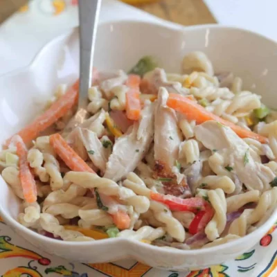 Creamy Chicken Fajita Pasta