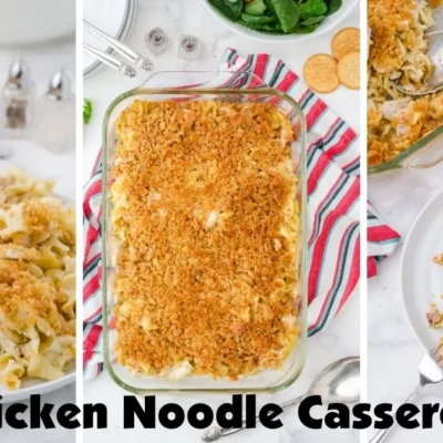 Creamy Chicken Noodle Casserole Delight