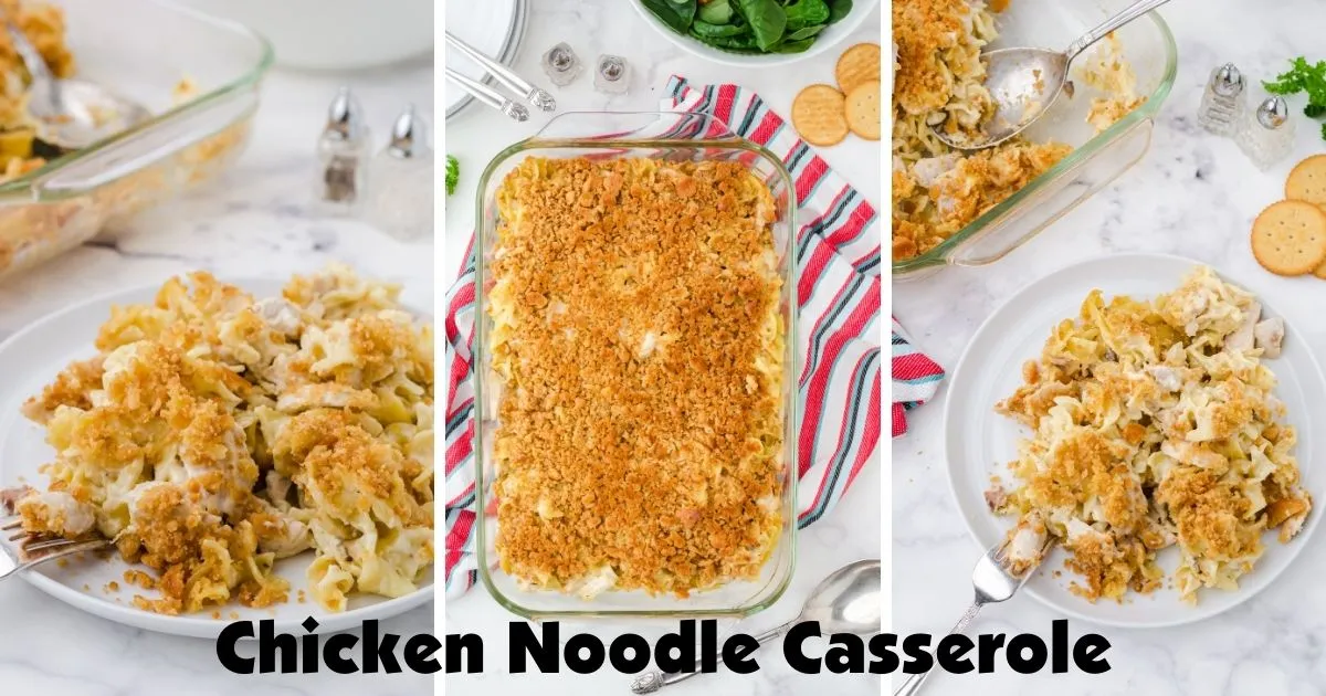 Creamy Chicken Noodle Casserole Delight