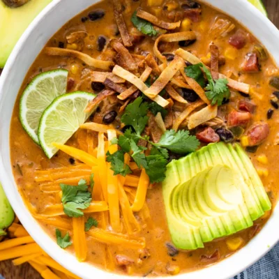 Creamy Chicken Tortilla Soup