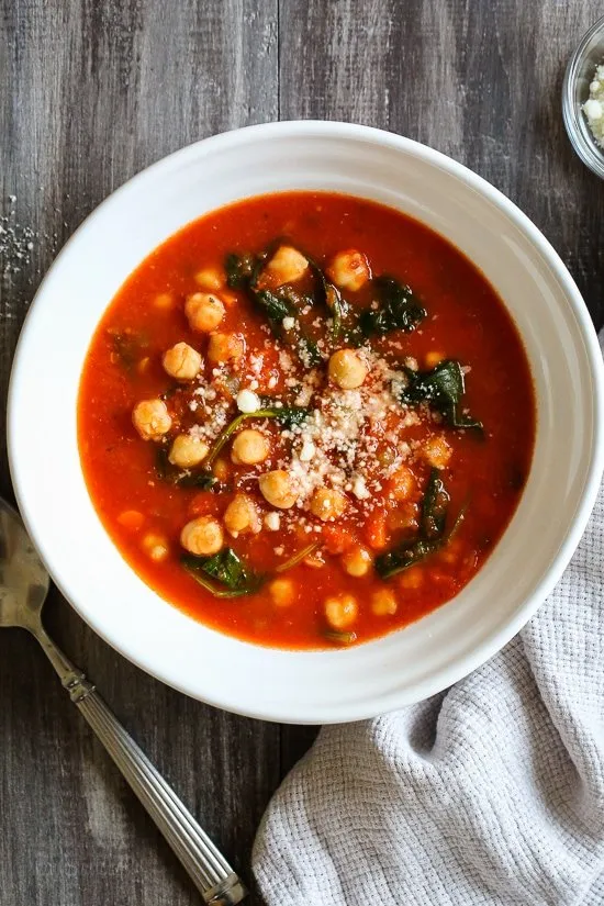 Creamy Chickpea & Rosemary Soup