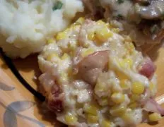 Creamy Corn And Bacon Bake