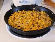 Creamy Crunchy Skillet Corn