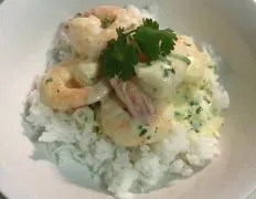 Creamy Garlic Prawns